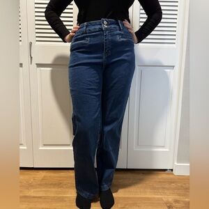 Classic Blue Women's Jeans Wide leg